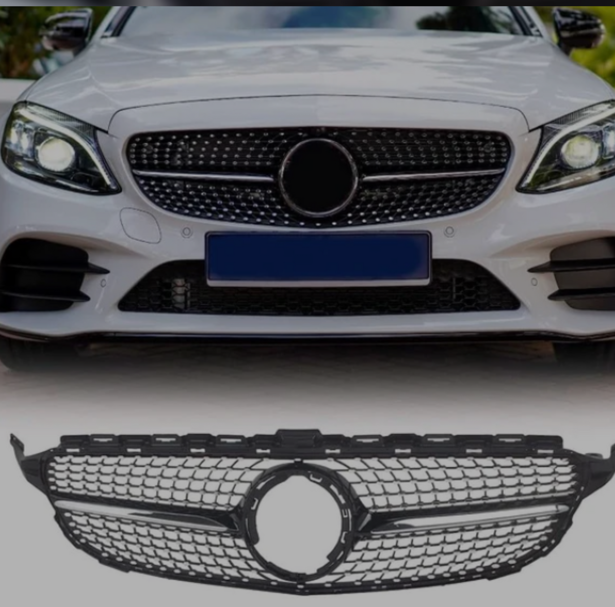 Show Grill Compatible With Mercedes Benz C-Class W205  (2019-2022) Tag 134