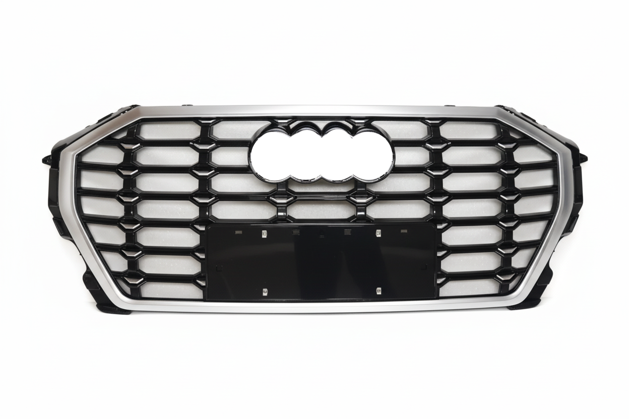 S-Line Silver Show Grill 83G853651BRN4 Compatible With Audi Q3 83 (2020-2024) Tag No.137