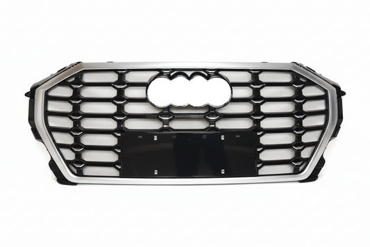 S-Line Silver Show Grill 83G853651BRN4 Compatible With Audi Q3 83 (2020-2024) Tag No.137
