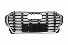 S-Line Silver Show Grill 83G853651BRN4 Compatible With Audi Q3 83 (2020-2024) Tag No.137