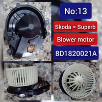 AC Heater Blower Motor 8D1820021 8D1820021Z 8D1820021A 8D1820021B Compatible with SKODA SUPERB I (3U4) Tag-BM-13