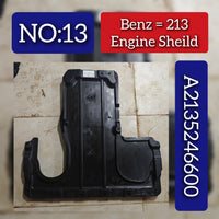 Engine Sheild 2135246600 Compatible With Mercedes Benz W213 Tag No.13