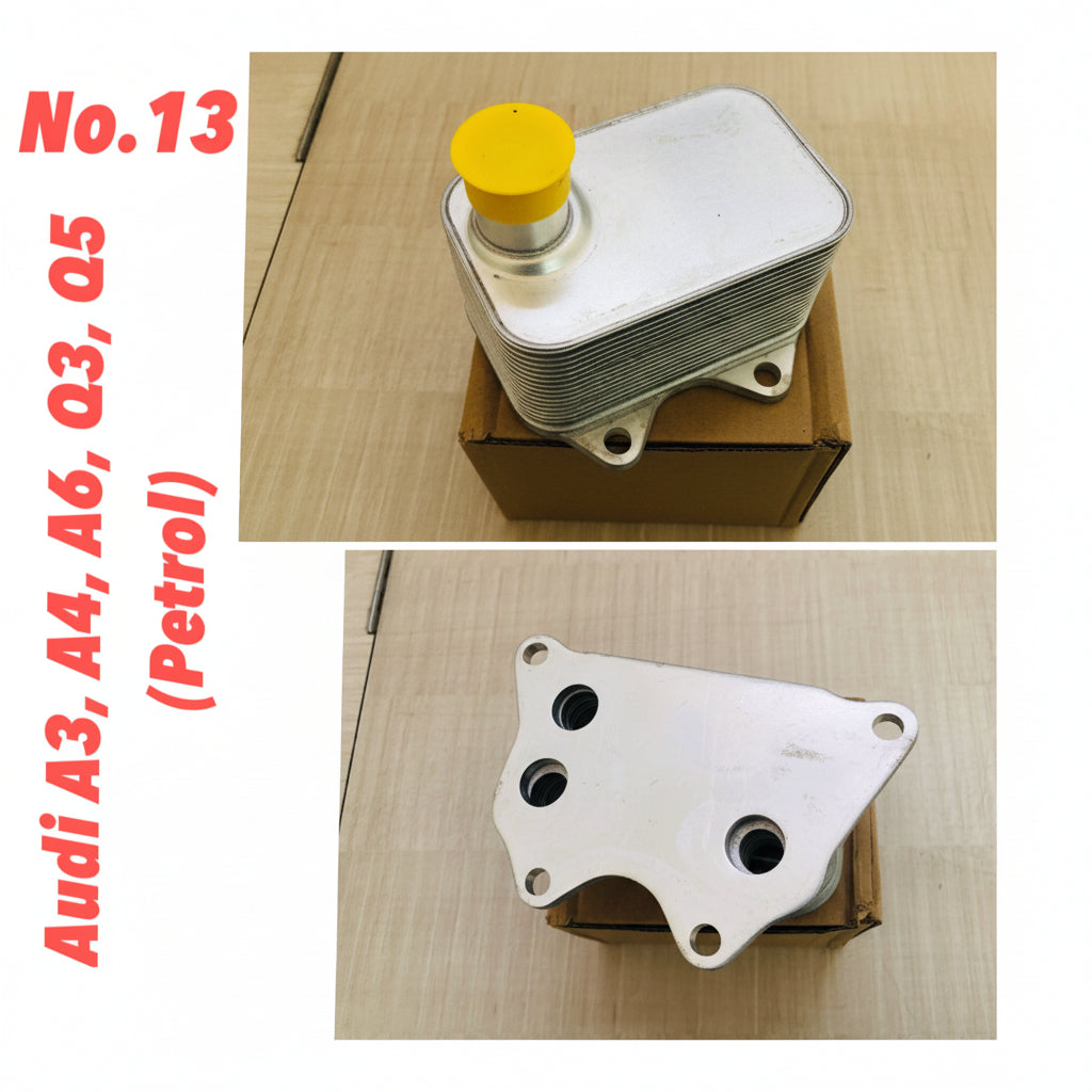 Oil Cooler 06J117021 06J117021D 06J117021J 06J117021P 06J117021Q  For Audi A4 A6 Q3 Q5 Tag-O-13