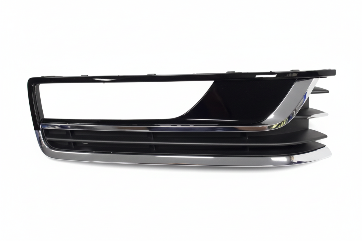 Fog Lamp Cover With Glossy + Double Chrome Left 3AA853665 & Right 3AA853665 3AE807459 Compatible With VW PASSAT B7 (2011-2014) No.140