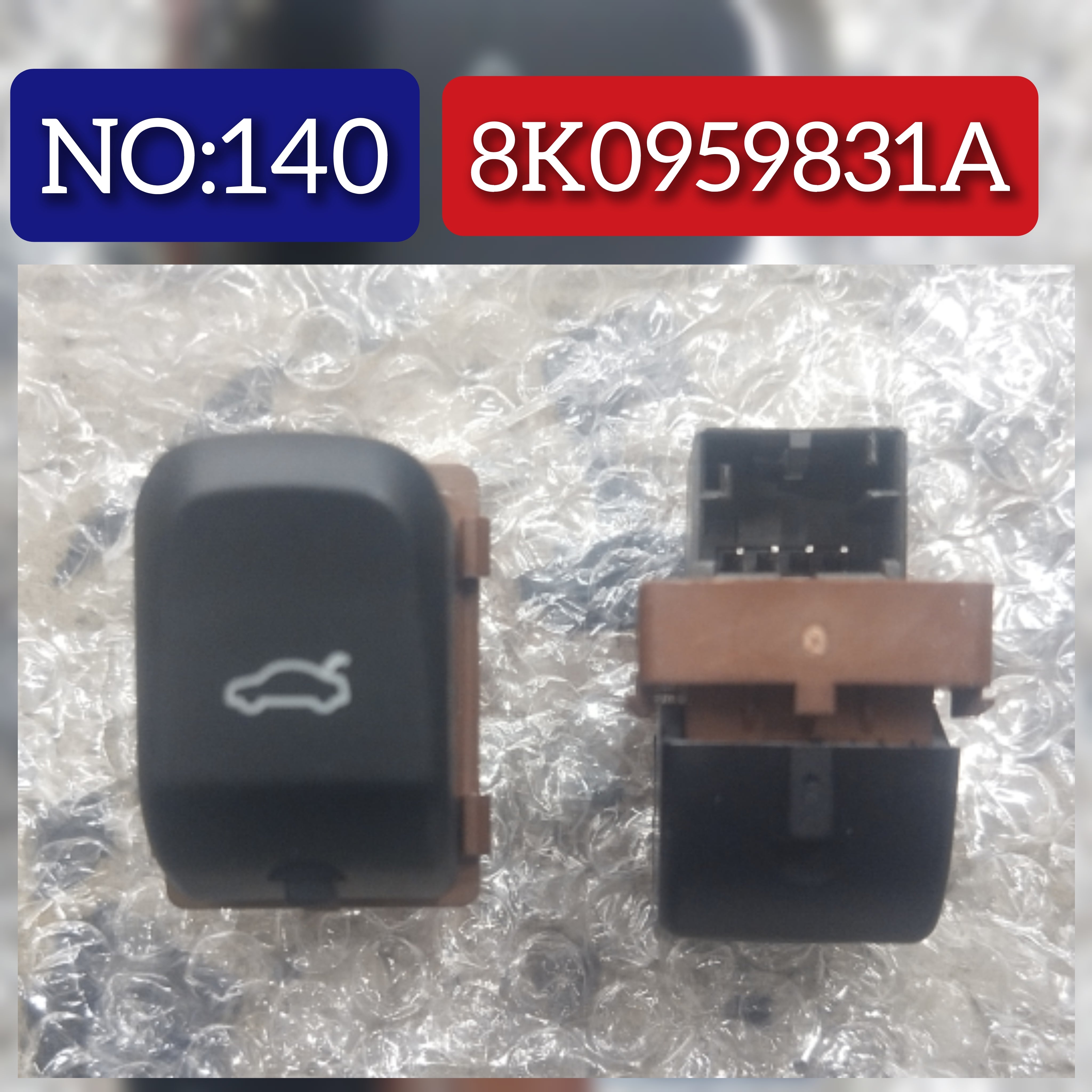 Power Boot Release Button Trunk Release Switch 8K0959831A 8KD959831 Compatible With AUDI A4 B8 (8K2) | A4 / S4 &  A5 (8T3) | A5 / S5 & Q5 (8RB) Tag No.140