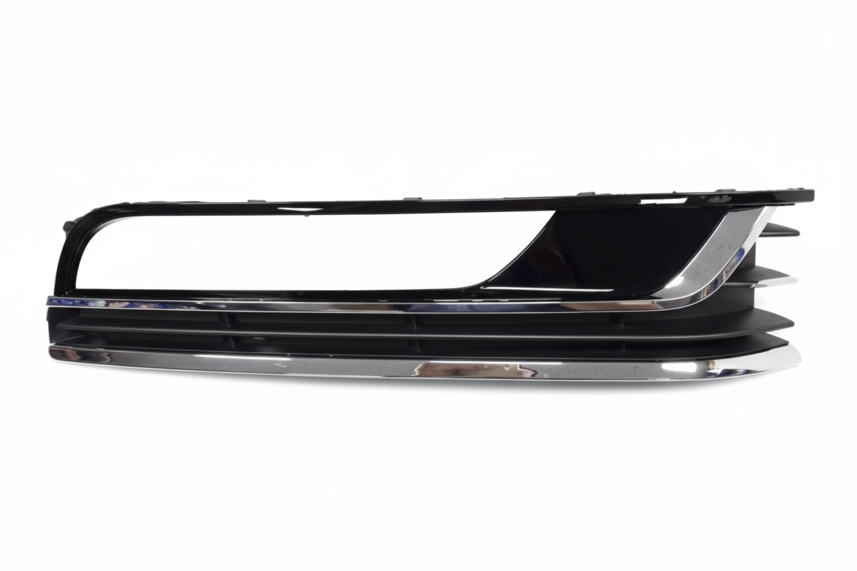 Fog Lamp Cover With Glossy + Double Chrome Left 3AA853665 & Right 3AA853665 3AE807459 Compatible With VW PASSAT B7 (2011-2014) No.140