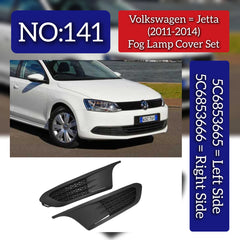 Fog Lamp Cover Left 5C6853665 & Right 5C6853666 5C68536659B9 Compatible With VW JETTA (2011-2014) No.141