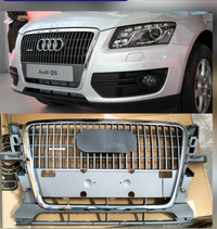 SQ5 Matt Grey Upgrade Show Grill Compatible With Audi Q5 (2009-12) Original Grey No.142