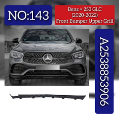 Front Bumper Upper Grill 2538853906 Compatible With Mercedes-Benz GLC-CLASS W253 (2020-2022) Tag No.143