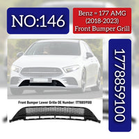 Front Bumper Grill 1778859100 A1778859100 Compatible With Mercedes-Benz A-CLASS W177 (2018-2023) Tag No.146