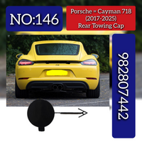 Rear Towing Cap 982807442 Compatible With Porsche Cayman 718 (2017-2025) Tag No.146