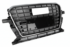 Show Grill Compatible With  Audi Q5 (2013-2017) AMG Silver Chrome Tag No.147