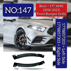 Front Bumper Grill Left 1778857203 & Right 1778857303 Compatible With Mercedes-Benz A-CLASS W177 (2018-2023) Tag No.147