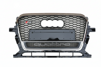Show Grill  Compatible With Audi Q5 (2013-2017) RSQ5 Quattro Silver Chrome Tag No.149