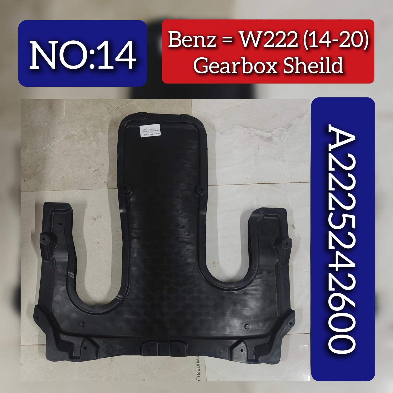 Gearbox Sheild 2225242600 Compatible With Mercedes Benz W222 (2014-2020)