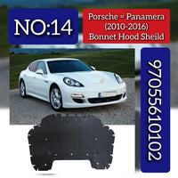 Boonet Hood Shield 97055610102 Compatible With Porsche Panamera (2010-2017) Tag No.14