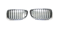 Full Chrome (10-Lines) Left 51137336477 & Right 51137336478 Compatible With BMW F10 (2010-2016) Tag No.14