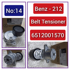 Belt Tensioner With Pulley 6512001570 6512002170 Compatible With MERCEDES-BENZ C-CLASS (W204) & CLS (C218) & E-CLASS (W212) & GLE (W166) & M-CLASS (W166) Tag no :14