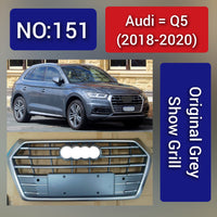 Show grill Compatible With   Audi Q5 (2018-2020)  Original Grey Tag No.151