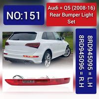 Rear Bumper Reflector Compatible With AUDI Q5 8RB Rear Bumper Reflector Left 8RD945095 & Right 8RD945096 Tag-RB-151