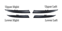 Fog Lamp Upper Chrome Left 95850568510 & Right 95850568610 & Lower Chrome Left 95850587710 & Right 95850587810 Compatible With Porsche Cayenne (2011-2014) Tag No.152