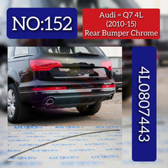 Rear Bumper Chrome 4L0807443 Compatible With AUDI A8 D4 Tag No.152