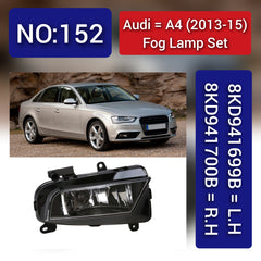 Fog Lamp Fog Light Left 8KD941699B & Right 8KD941700B Compatible With Audi A4 B8