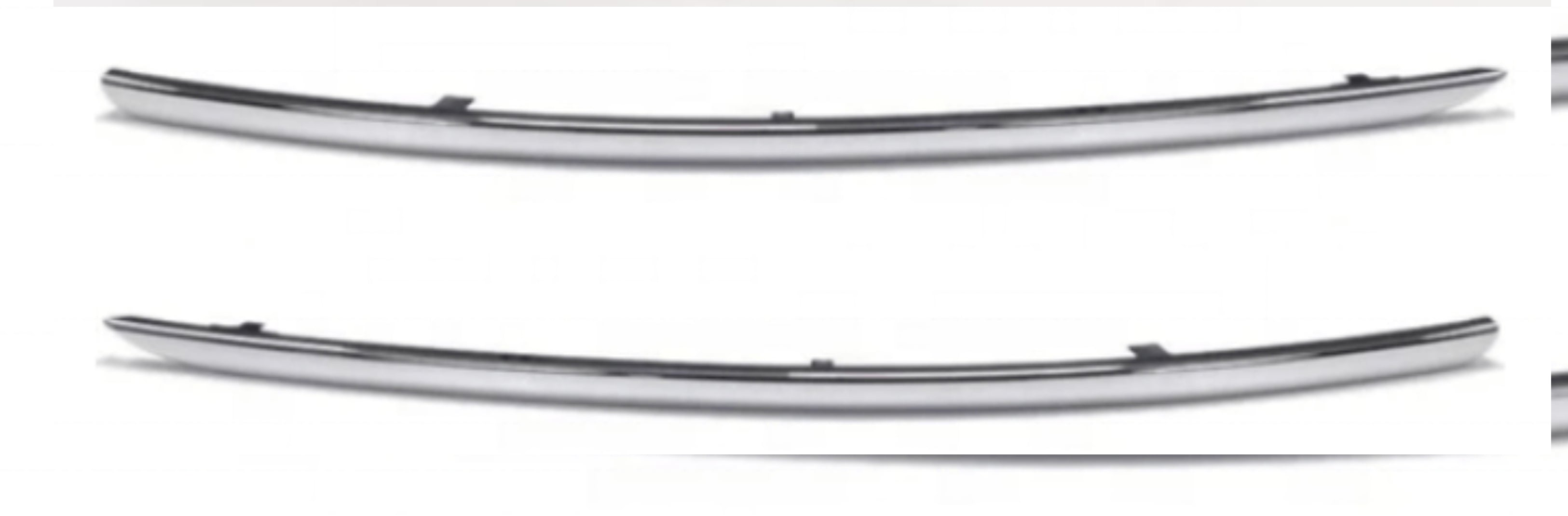 Front Bumper Stripe Left 4F0853065A & Right 4F0853066A Compatible With Audi (A6) (C6) (2008-2011) Tag No.153