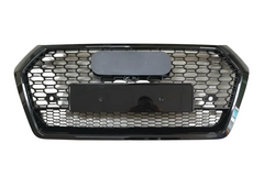 RSQ5 Full Black Honeycomb Show Grill Compatible With Audi Q5 (2018-2020) Tag No.153