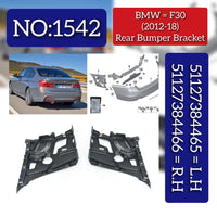 Rear Bumper Bracket Left 51127384465 & Right 51127384466 Compatible With BMW 3 Series (F30) 2012-2018 Tag No.1542