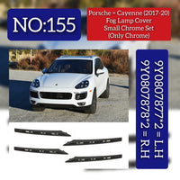 Front Bumper Chrome Left 9Y0807877 Right 9Y0807878 Compatible With PORSCHE CAYENNE (2020) Tag No.155