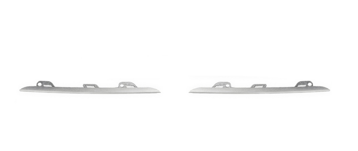 Fog Lamp Cover Chrome Set (Silver) Upper Left 9Y0807245A & Upper Right 9Y0807246A & Lower Left 9Y0807245 & Lower Right 9Y0807246 Compatible With Porsche Cayenne (2018-2020) Tag No.155