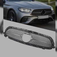 Diamond Silver Chrome Show Grill Compatible With Mercedes Benz E-Class  W213 LCI (2021-2023) Tag 82