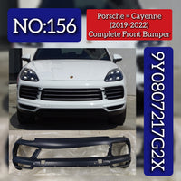 Complete Front Bumper 9Y0807217G2X Compatible With Porsche Cayenne (2018-2022) Tag No.156