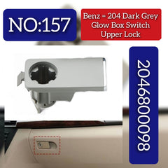 Dark Grey Glove Box Switch upper Look 2046800098 2126801498 Compatible With Mercedes & Mercedes Benz & C CLASS W204 2007-2015 Tag.157