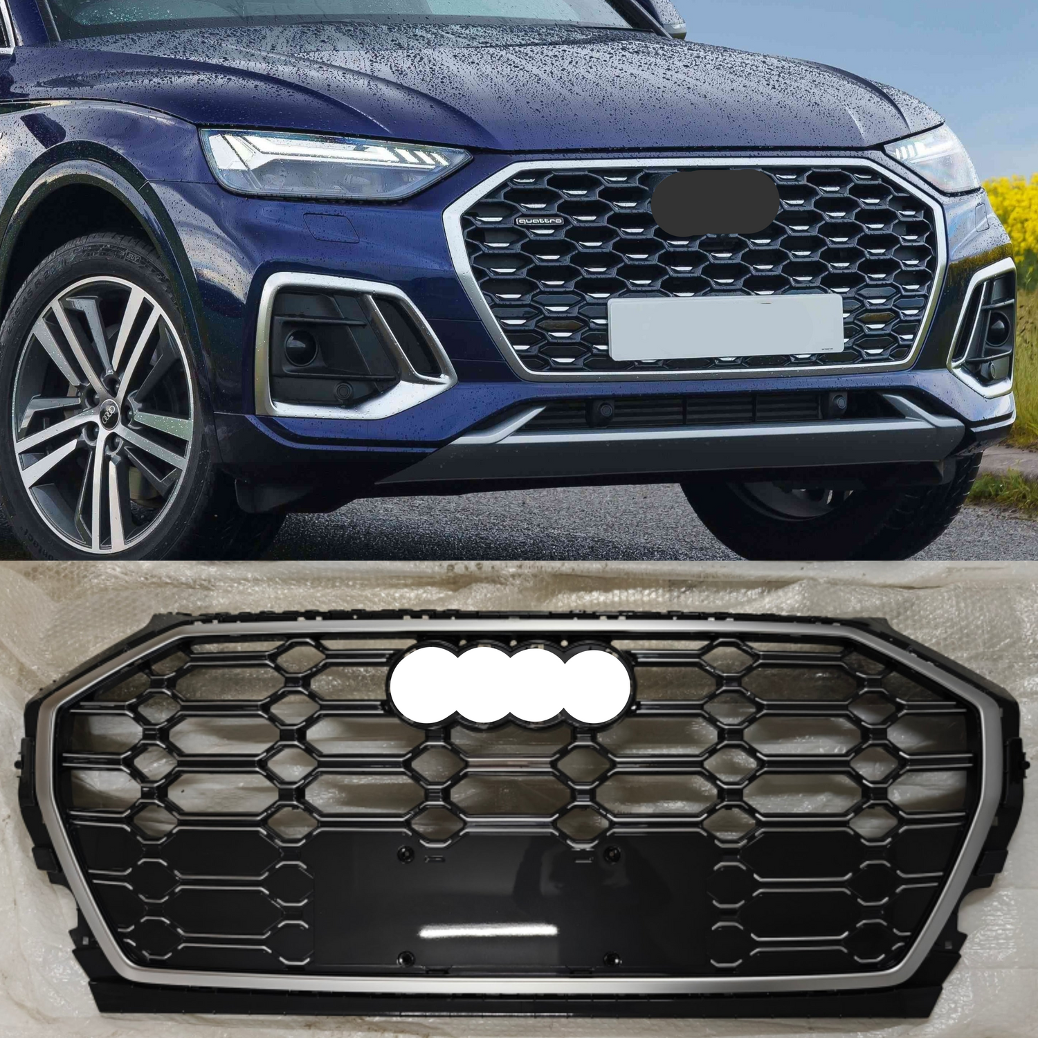 Show Grill 80D853651M3FZ Compatible With Audi Q5 (2020-2024) Tag No.158