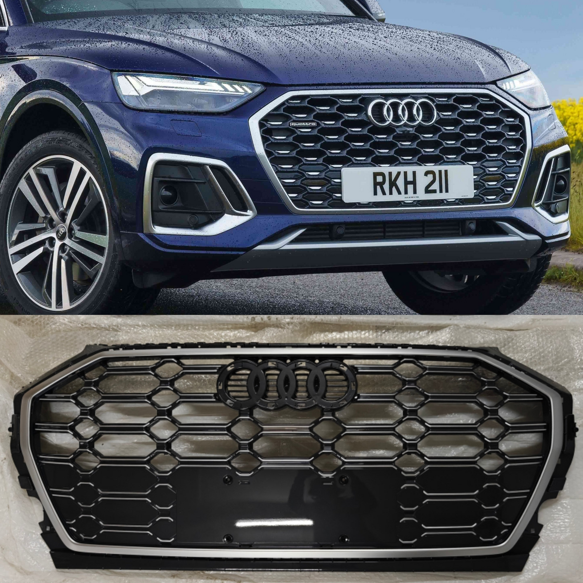 Show Grill 80D853651M3FZ Compatible With Audi Q5 (2020-2024) Tag No.158