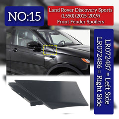Front Fender Spoiler Right LR072486 & Left LR072487 Compatible With Land Rover Discovery Sport - L550 (2015-2019) Tag No.15