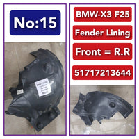 Rear Right Fender Liner 51717213644 Compatible With BMW X3 F25 Tag-FE-15
