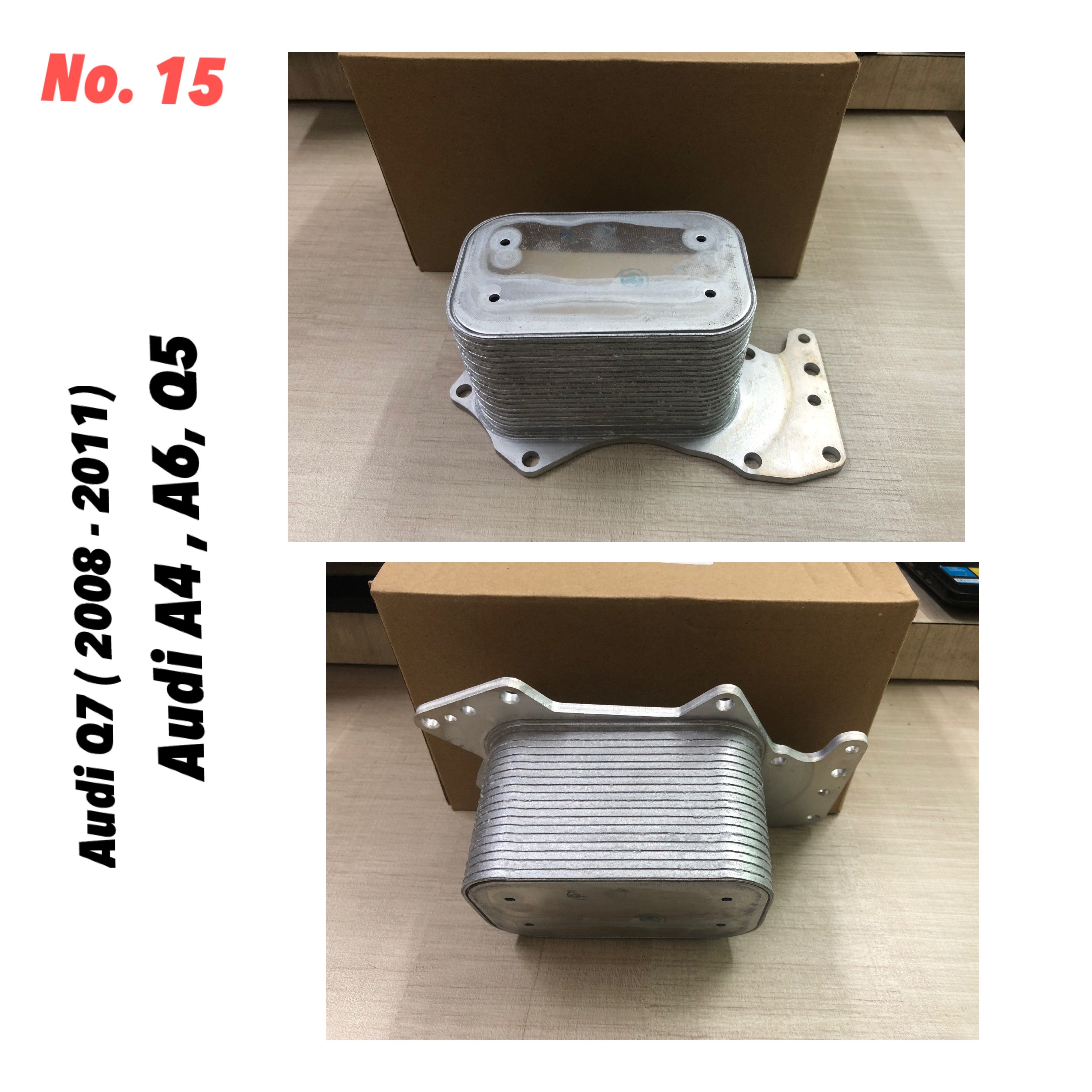 059117021K Oil Cooler for 2008-2011 Audi A4 A6 Q5 Q7 Tag-O-15