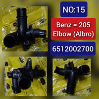 Engine Coolant Thermostat 6512001515 6512001300 Compatible With MERCEDES-BENZ C-CLASS W205 Tag-E-15