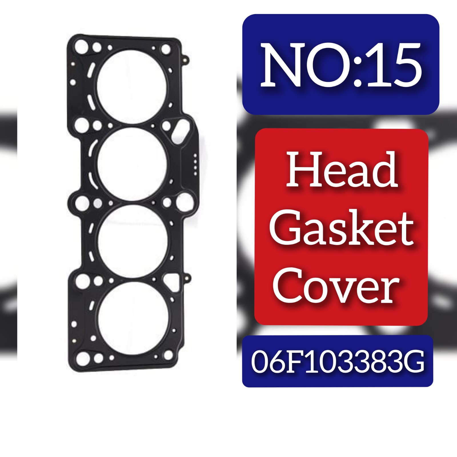 Tappet Cover Packing (Engine Valve Cover Gasket) 06F103383G Compatible With AUDI A3 & A4