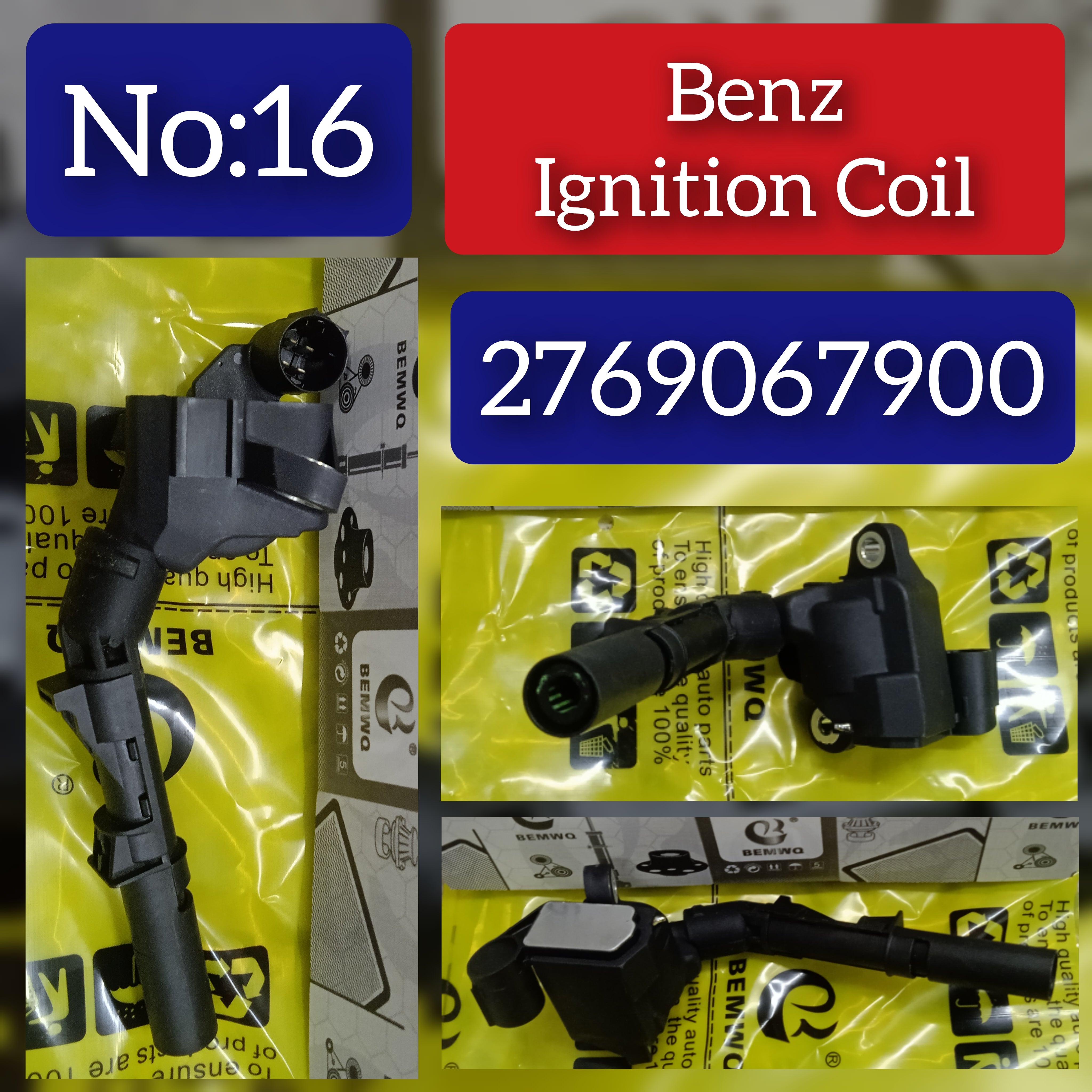 Ignition Coil 2769067900 2769060060 Compatible With  ERCEDES-BENZ C-CLASS (W205 )& C-CLASS Coupe (C205)