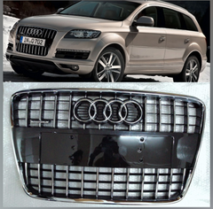 Show Grill Compatible With Audi Q7(2010-15) Original Black Chrome