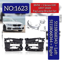 Fog Lamp Bracket Left 51118068343 & Right 51118068344 Compatible With BMW 5 Series (G30) (2017-2020) Tag No.1623