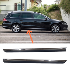 Rear Door Chrome Left 3AD854949 & Right 3AD854950 Compatible With Volkswagen Passat B7 (2011-2014) Tag No.162