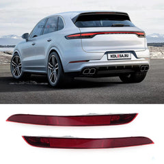 Rear Bumper Reflector Right 9Y0945726 9Y0945726A & Left 9Y0945725 9Y0945725A Compatible With Porsche Cayenne (2020-2024) Tag No.163
