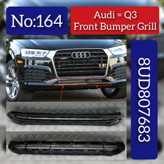 Front Bumper Lower Grill 8U0807683C & 8UD807683 Compatible With AUDI Q3 (8UB, 8UG) Tag No.164
