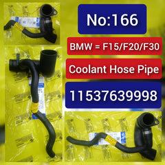 Coolant Hose Pipe 11537639998 Compatible With BMW 3-Series (F30, F80) & 5-Series (F10) & X3 (F25) Tag no.166