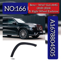 Front Wheel Arch AMG ( EYEBROW ) 1678804505 A1678804505 Compatible With Mercedes Benz GLS W167 (2020-2024) Tag No.166